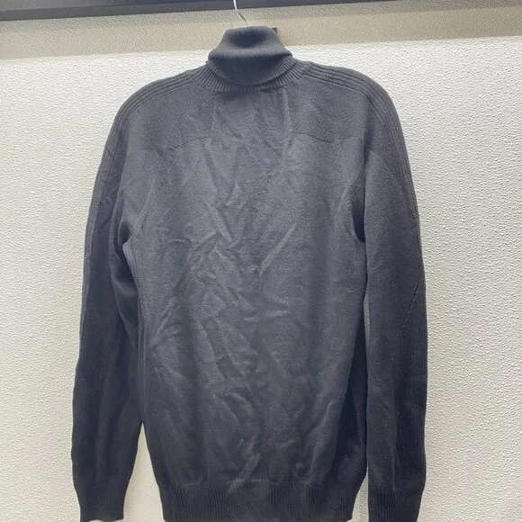 SEASE Men’s Whole Lightweight 100% Wool Turtleneck Sweater